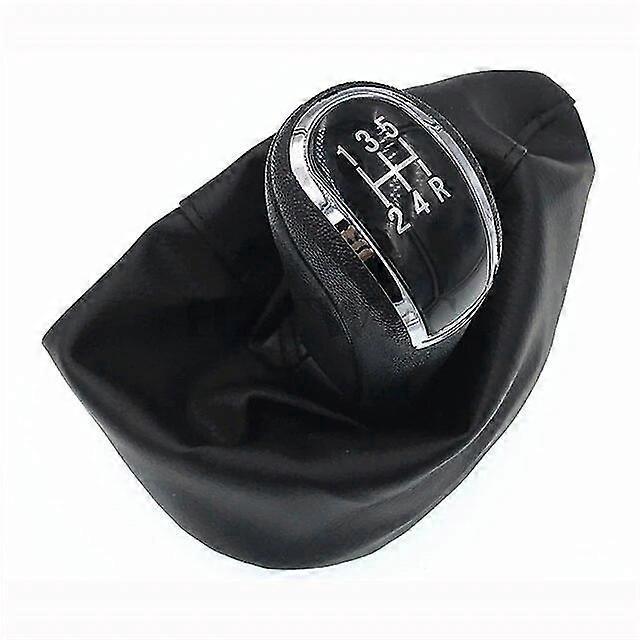Schwarzer Schaltknaufüberzug Für 5-gang-schaltgetriebe, Passend Für Mercedes-benz C-klasse W203 S203, W202 (baujahr 1993–2001) Und A-klasse W168 (baujahr 1997–2004).