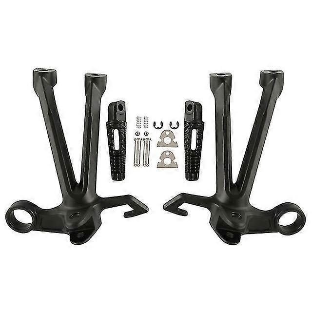 Motorrad-fußrasten-set Hinten Für Suzuki Gsx-r 1000 2007-2008 K7 K8, Schwarz/silber/matt