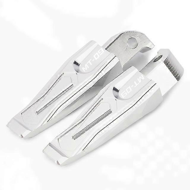 2 Stück Neue Soziusfußrasten Für Motorräder Der Baujahre 2013–2022, Aluminium, Silberfarben