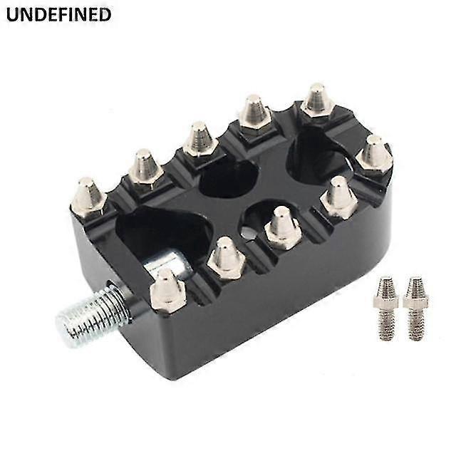 Breite Fußrasten Mit Schalthebel Für Harley Sportster Xl 1200 883 Dyna Fxdf Flh Bobber – Schwarz