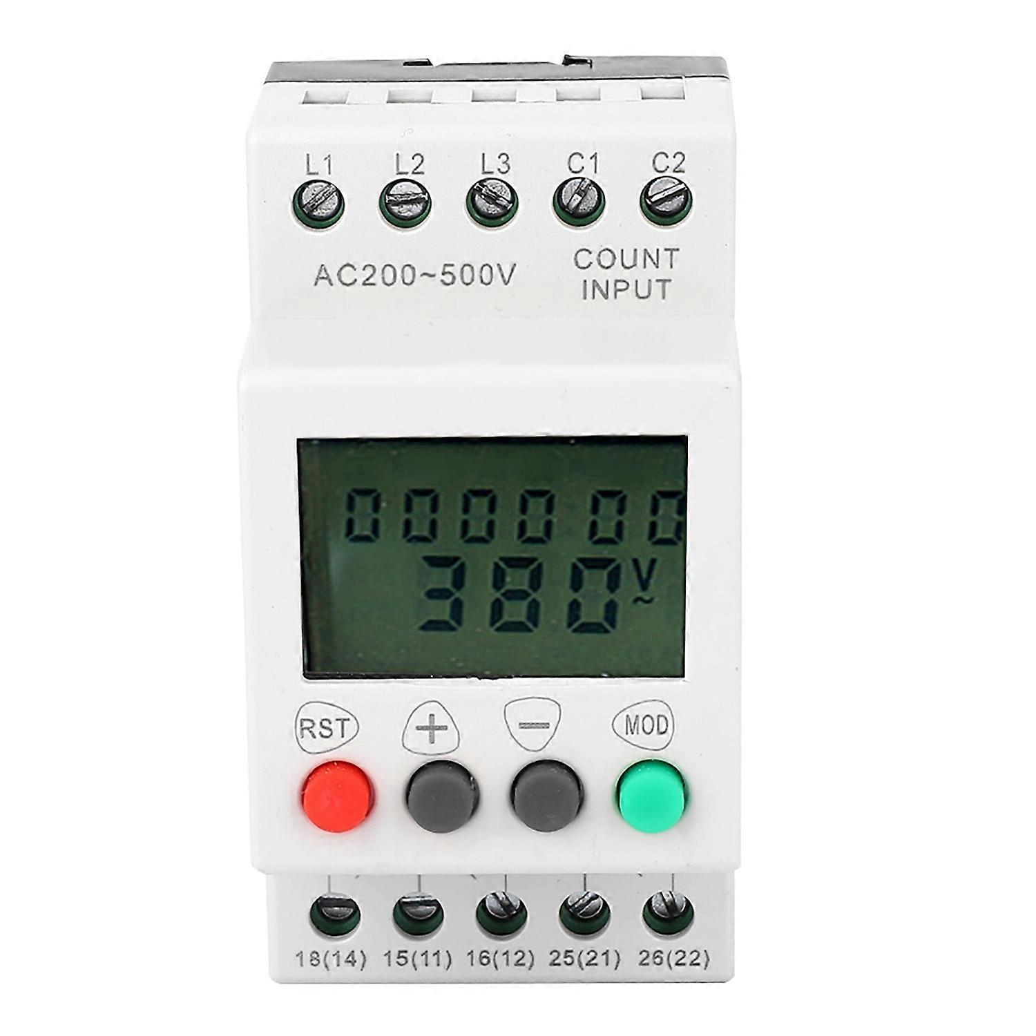 Jfy-5-1 Phasenausfallschutz Mit Lcd-anzeige Und Über-/unterspannungsüberwachungsrelais (3-phasen-spannungsüberwachungsrelais)