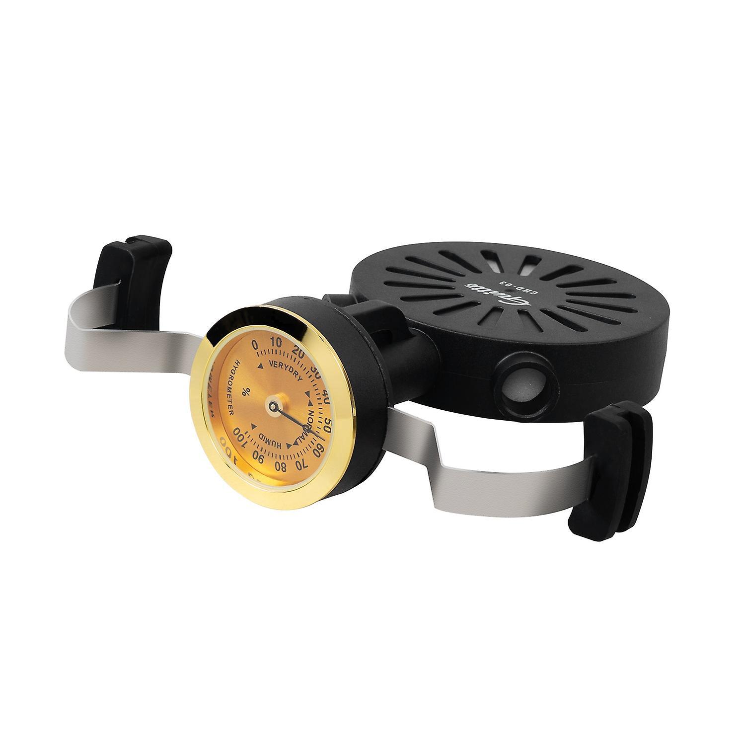 Guitto Ghd-03 Universeller Gitarren-luftbefeuchter Mit Zeiger, Drehknopf, Tragbarer Schallloch-hygrometer, Clip-typ