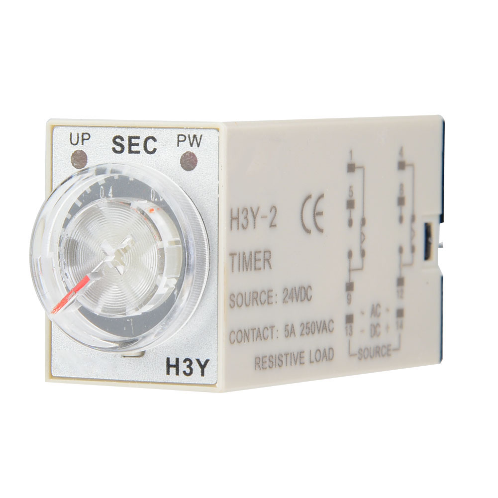 Zeitrelais 24 V Dc, H3y-2 Verzögerungstimer, Zeitsteuerschalter 6s