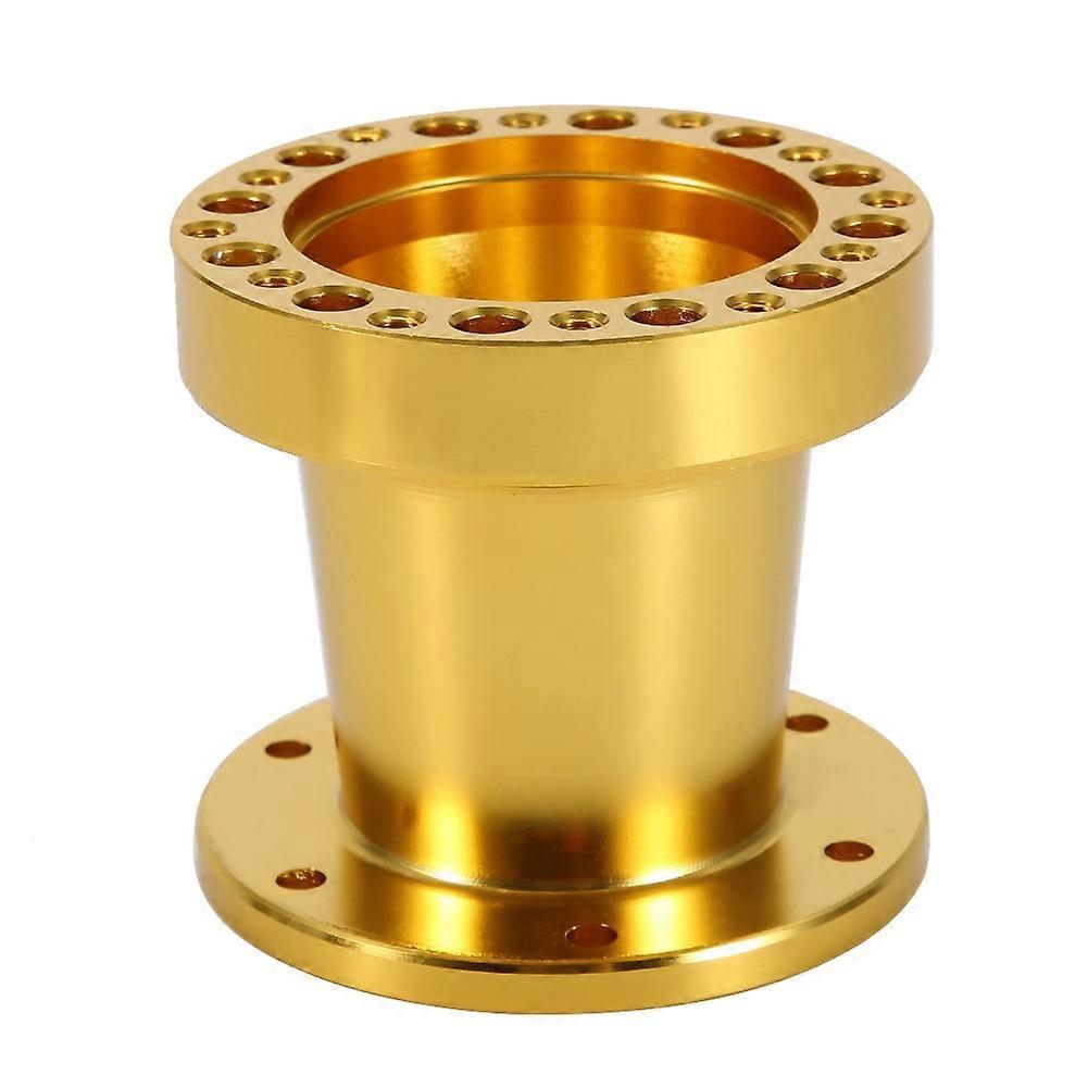 3-zoll-universal-lenkradnaben-aluminium-distanzstück-lenkradnaben-adapter-kit (gold)