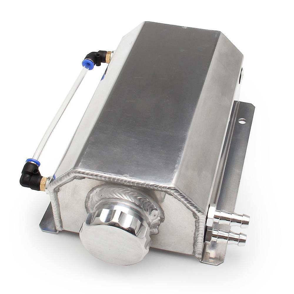 1-liter-aluminium-kühlmittel-ausgleichsbehälter, Ölabscheider, Universeller Ölabscheider – 2 Liter – Silber