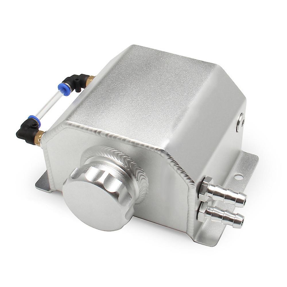 1-liter-aluminium-kühlmittel-ausgleichsbehälter, Ölabscheider, Universeller Ölabscheider – 1 Liter – Silber