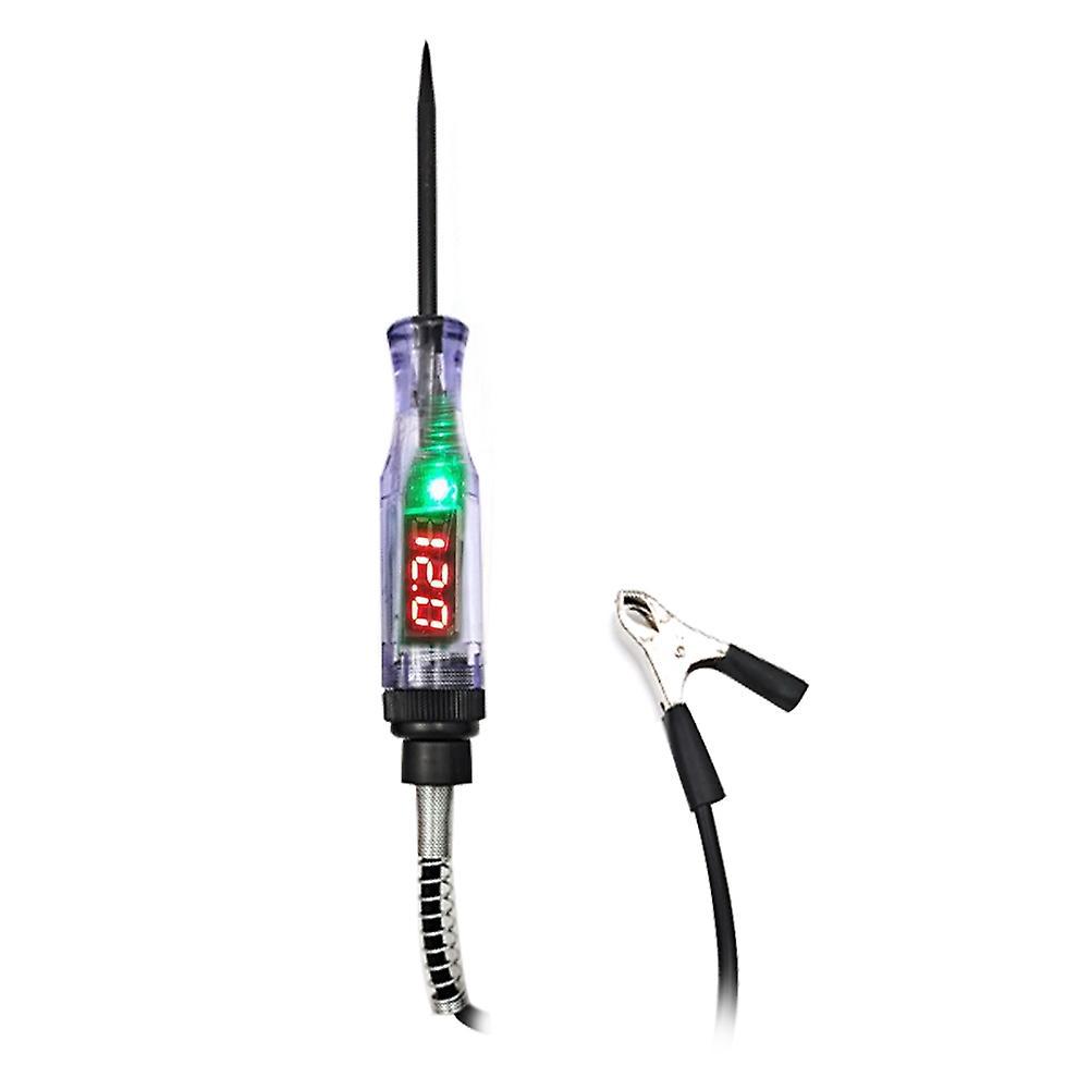 Tragbarer Digitaler Kfz-stromkreistester (6v, 12v, 24v) Für Pkw Und Lkw
