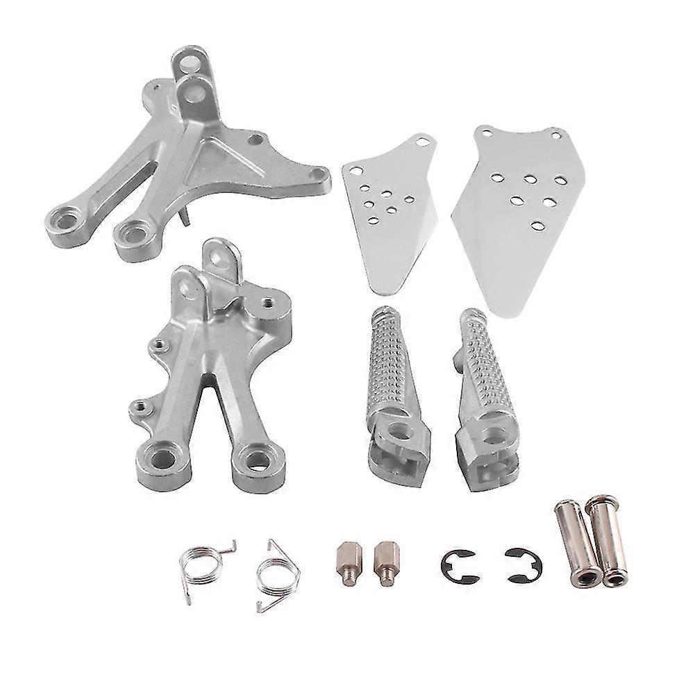 Kawasaki Zx10r 2004-2005 Motorrad-fußrasten Vorne, Halterungen, Aluminiumlegierung, Silber, 1 Paar