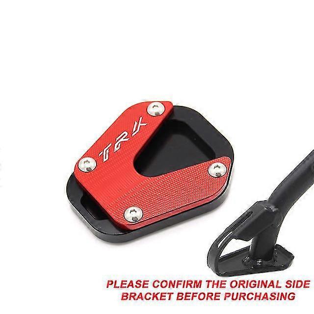Passend Für Benelli Trk702 Trk 702 X 20222023 Motorrad-cnc-seitenständer-verlängerungsplatte --b Rotes Logo
