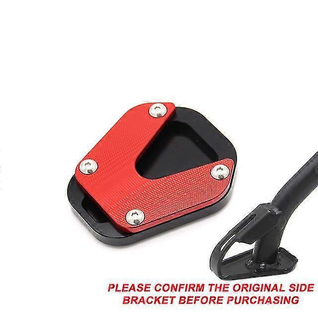 Passend Für Benelli Trk702 Trk 702 X 20222023 Motorrad Cnc Seitenständer-verlängerungsplatte --b Rot Ohne Logo