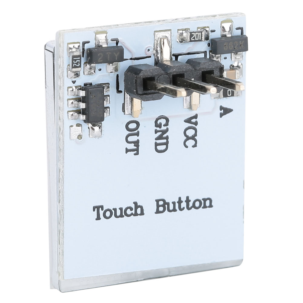 2 Stück Httm 2,7v-6v Kapazitives Anti-interferenz-touch-schaltermodul (blau)