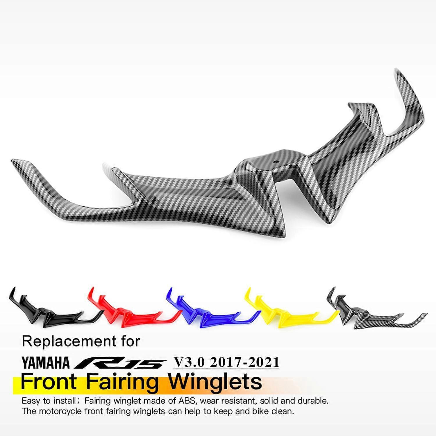 Frontverkleidung Winglet Frontverkleidungsflügelabdeckung Ersatz Für Yamaha R15 V3 2017-2021