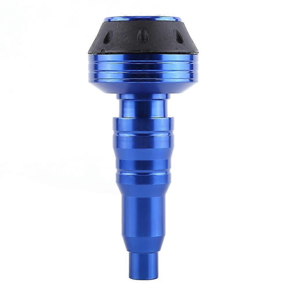 Motorrad-auspuff-rahmenschützer Aus Cnc-gefrästem Aluminium, Sturzschutzkappe, Blau