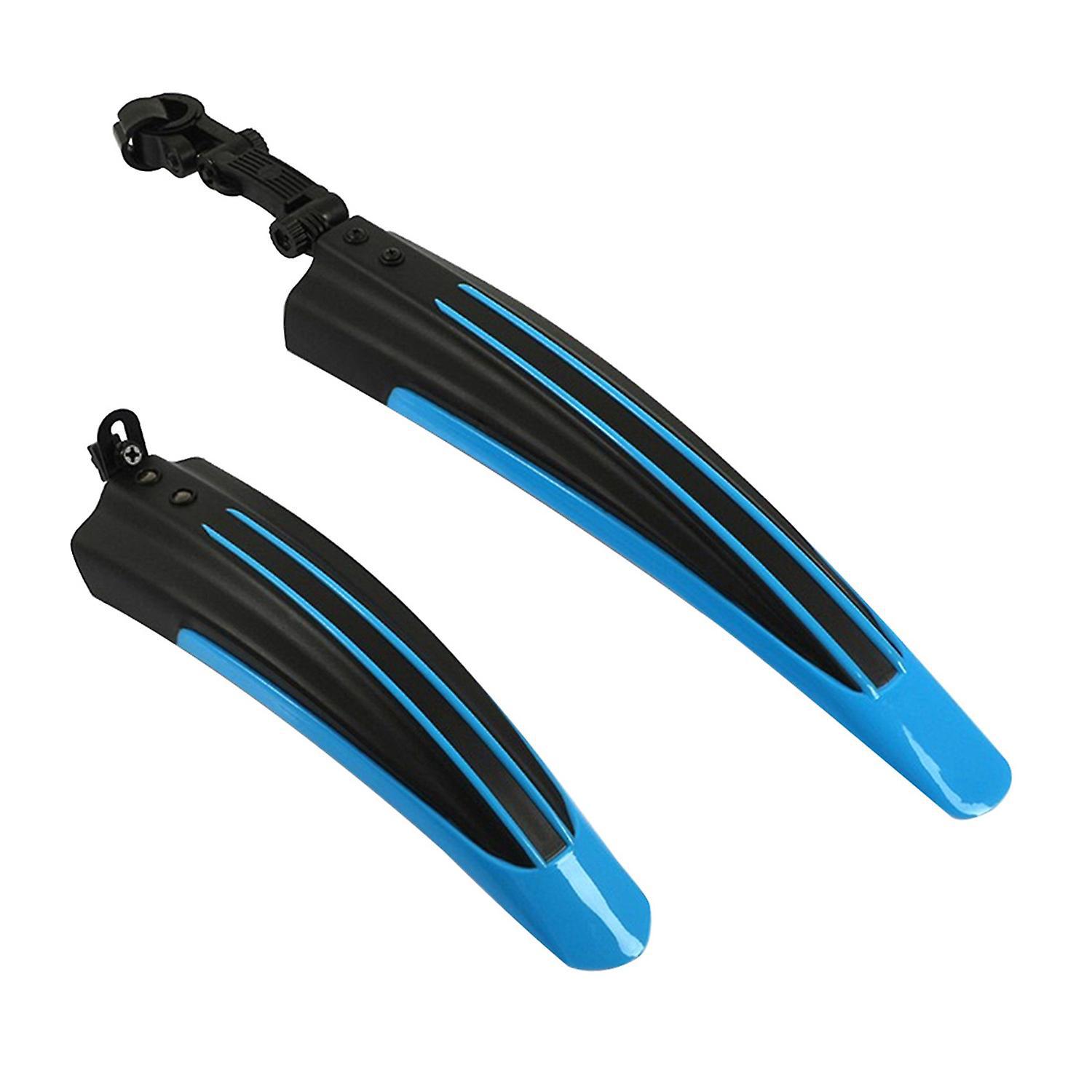 Verstellbare Schutzbleche Vorne Und Hinten Für Mountainbikes, Rennräder Und Fahrräder, Schlammschutzset – Blau