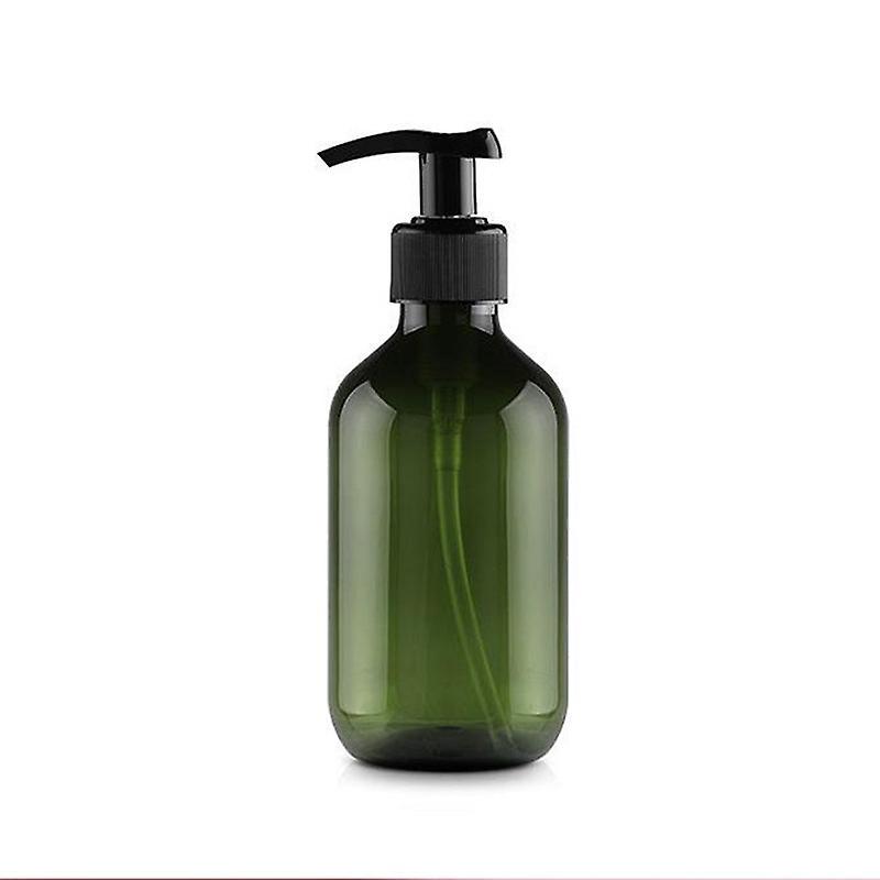 Hotel-duschgel-shampoo-flasche, Nachfüllflasche Mit Druckknopf, Ätherische Ölflasche, Haustier-braun, Runder Schulterbereich
