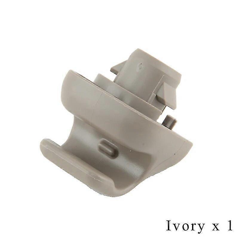 Original Sonnenblendenhalterung, Blendschutz-visierclips, Befestigungsmaterial Für Honda Civic Fa1 Fd1 Fd2 2006-2011, Farbe: Beige, Elfenbein, Grau – 1 Stück (elfenbein)