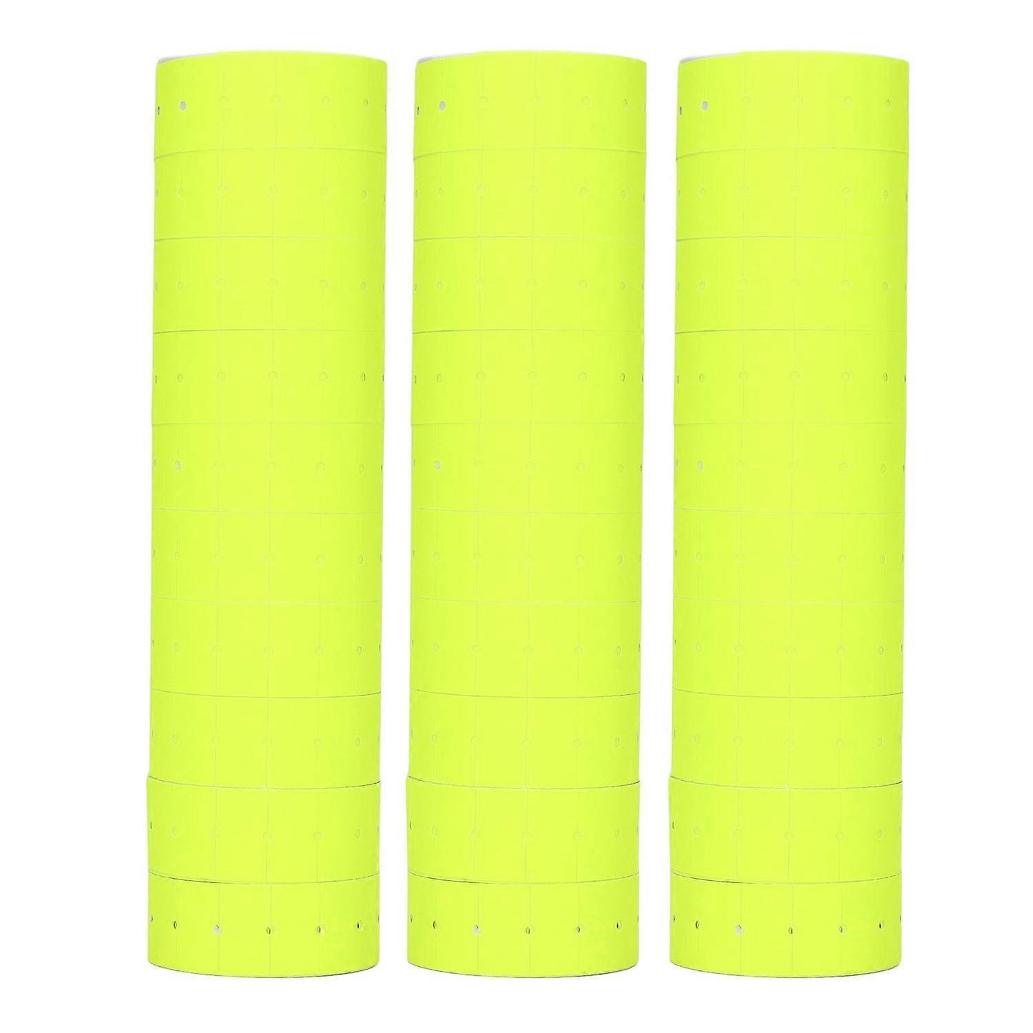 Preisschilder (15.000 Stück, Einreihig, 21 X 12 Mm) Für Preisauszeichnungsgeräte M5500 Und Mx5500, Fluoreszierend Gelb