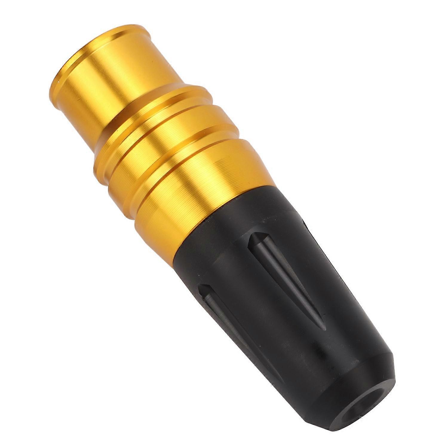 Auspuffrahmen-slider, Metall, Cnc-gefräst, Lang, Robust, Universeller Sturzschutz Für Motorräder, Gold