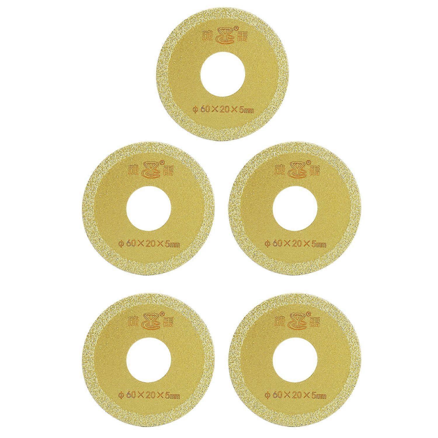 Stück Diamanttrennscheiben, Goldgesintert, Für Marmor, Schnellschleifwerkzeuge, 60 Mm