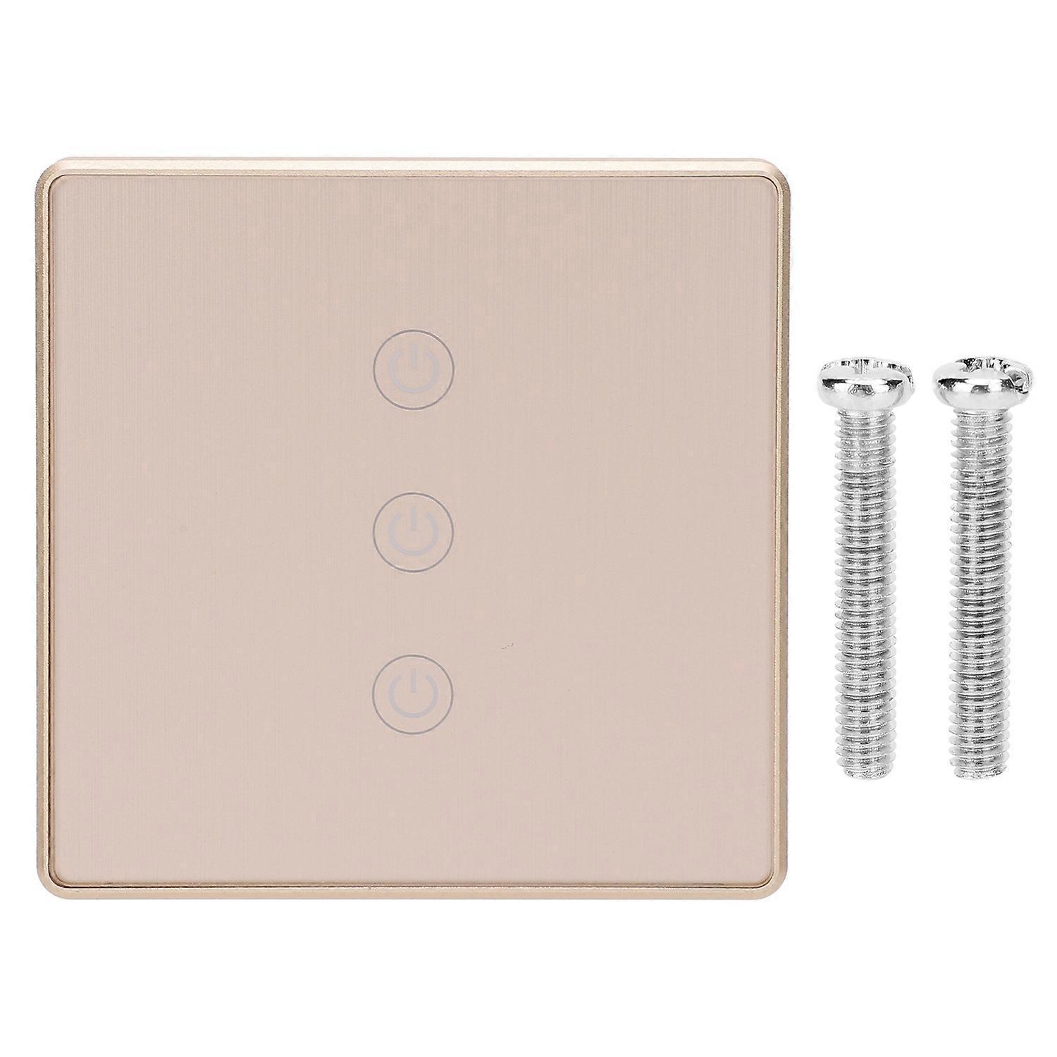 Smart Touch Switch Gold Funkfernbedienung Standard 800w 95‐240vac 10a