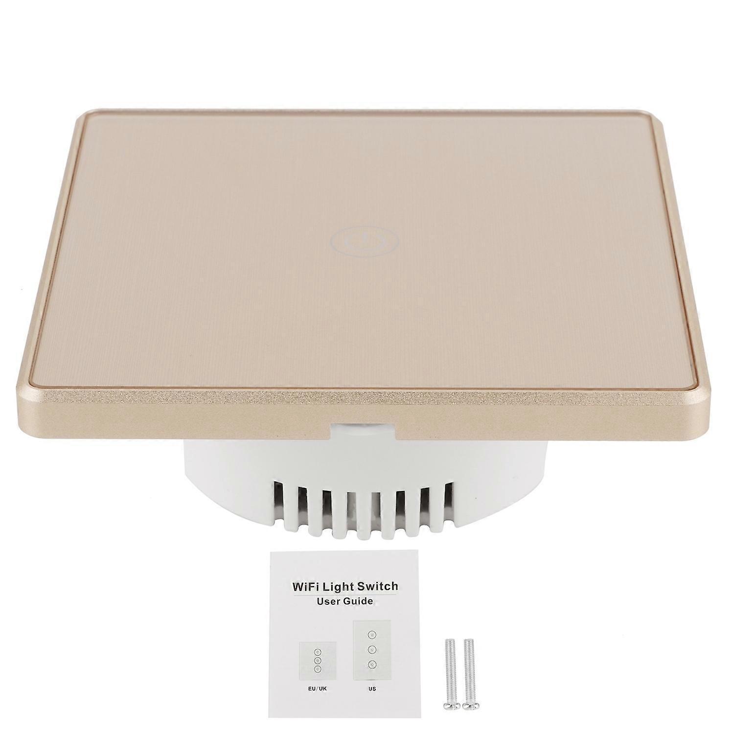 Intelligenter Touch-schalter, Universelle Goldene Funkfernbedienung, Standard 800 W, 95–240 V Ac