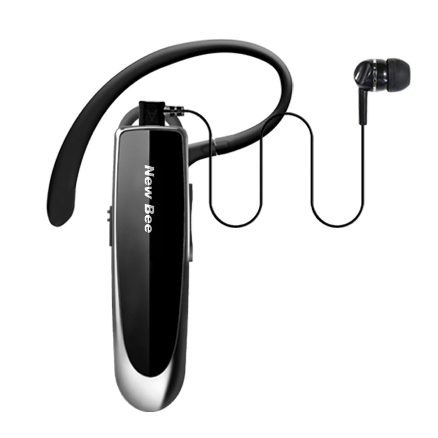 New Bee Kabelloses Bluetooth-headset Mit Ohrhörern, Geräuschunterdrückung, Mikrofon Und Freisprechfunktion Für Sport
