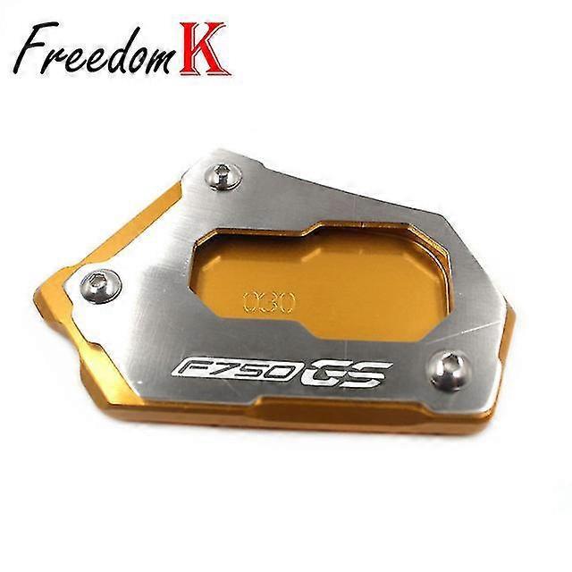 Cnc-gefräste Seitenständer-verlängerungsplatte Für Bmw F850gs, F750gs, F850, F750gs, F 750gs, F 850, F750gs (gold)