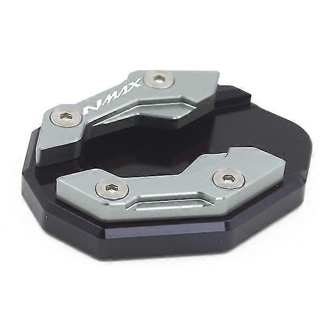 Cnc-motorrad-seitenständer-verlängerungsplatte Für Yamaha Nmax 155, Xmax 300 Und Mt15 (2015–2021) – Grau (nmax)