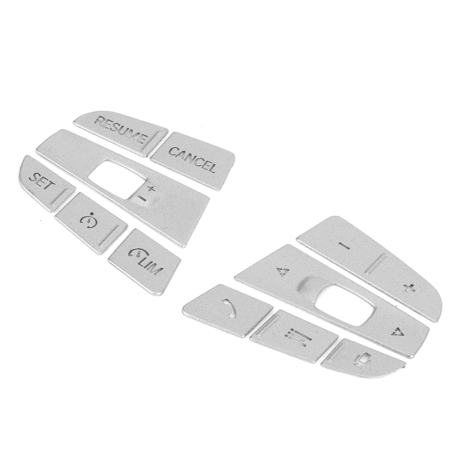11-teiliges Lenkradknopf-zierleisten-set Passend Für Bmw 3er G20 G28 (2020) Silber