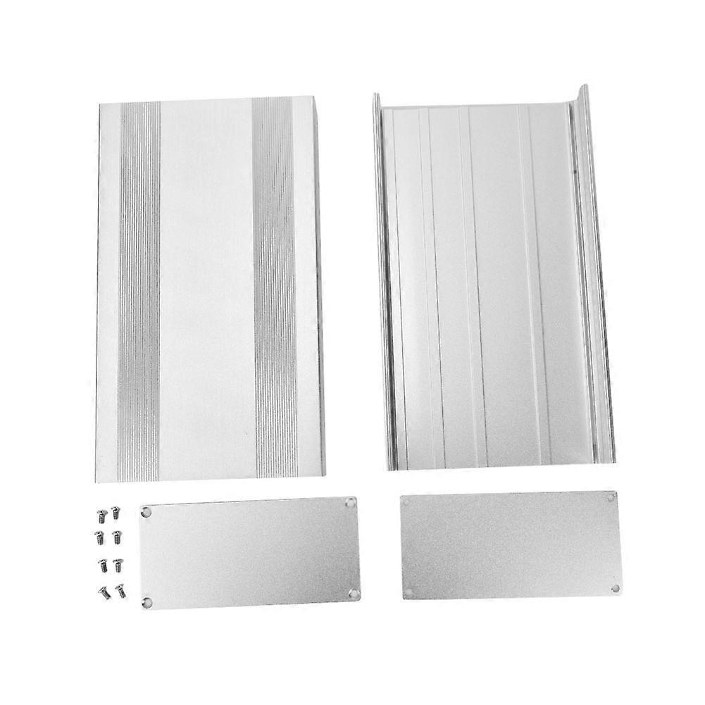 Elektronikgehäuse Aus Aluminiumlegierung, Projektbox, Sandgestrahlt, Oxidiertes Silber, Schutzhülle, 68 X 145 X 250 Mm