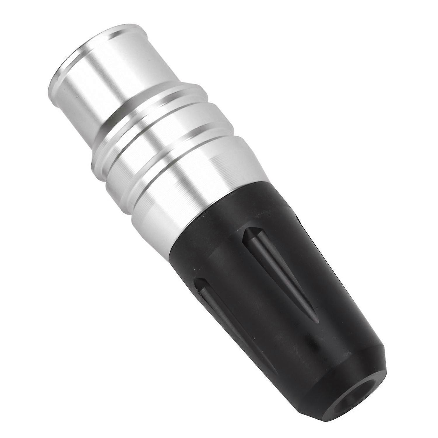 Auspuffrahmen-slider, Metall, Cnc-gefräst, Lang, Robust, Universeller Sturzschutz Für Motorräder, Silber