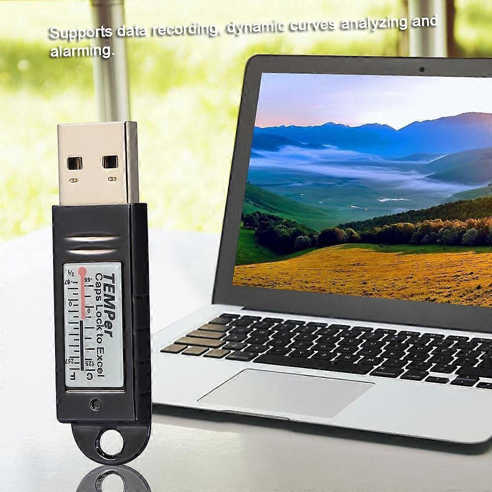 Pcsensor Usb-thermometer, Temperatursensor, Datenlogger Für Pc Und Laptop, Silber