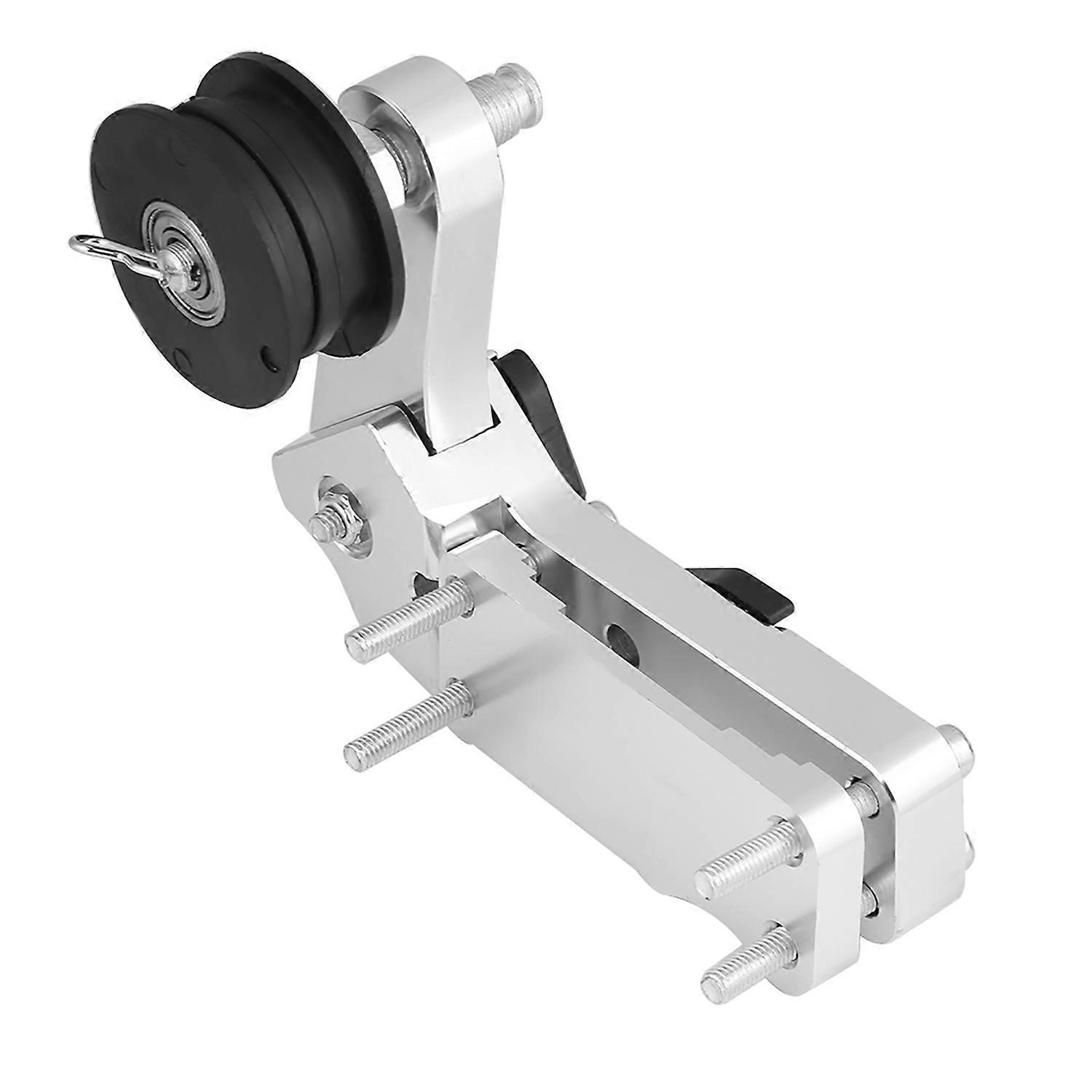 Motorrad-kettenspannerrolle Cnc-gefrästes Universalwerkzeug Aus Aluminiumlegierung (silber)