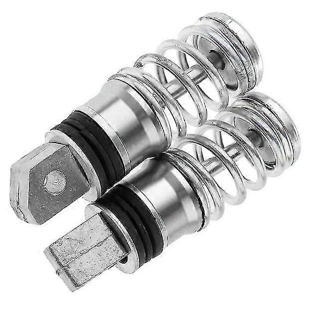 Paar Motorrad-fußrasten Aus Aluminium Mit Federung Hinten, 105 X 30 Mm – Silber
