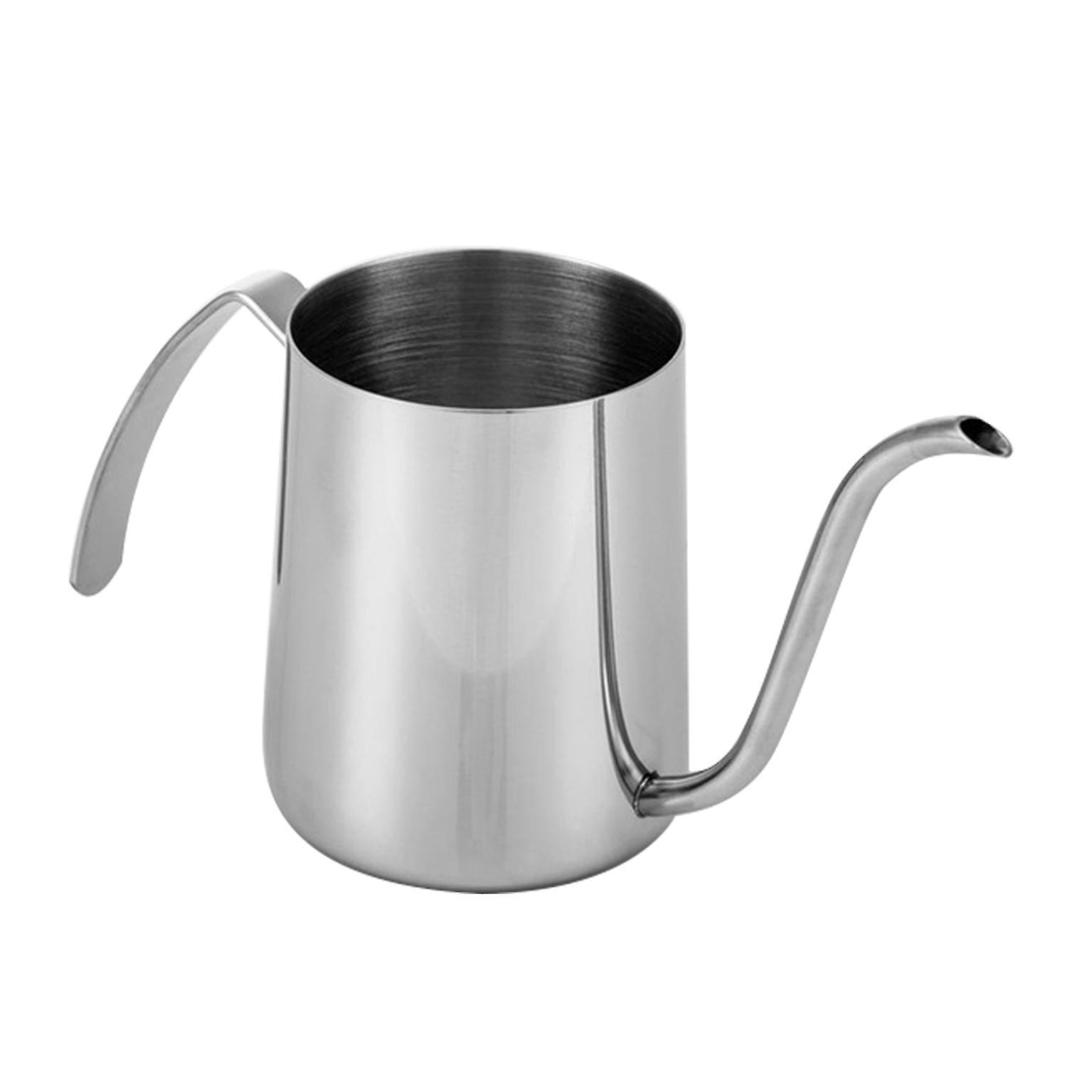 350 Ml Edelstahl-kaffeekessel Mit Handfilter, Schwanenhals-kaffeekessel Zum Aufbrühen Von Kaffee Und Tee