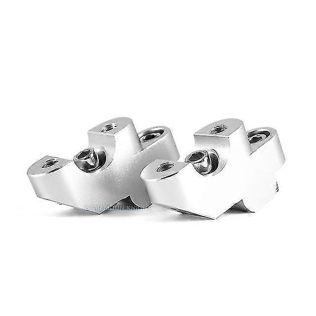 Für Honda Nc 750 X Nc750x 2016–2021 Cb500x Cb500f Cb300f Motorradzubehör: Lenkererhöhung Mit Klemme – Silber – Ohne Logo