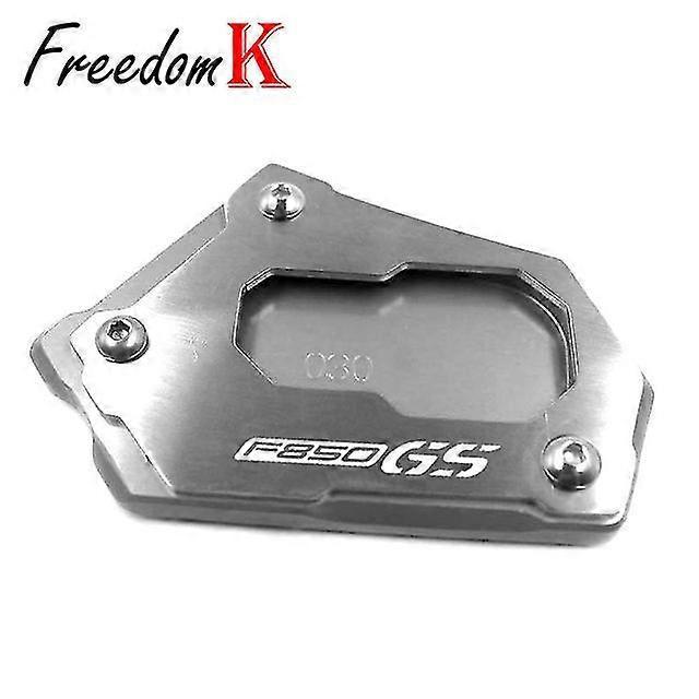 Cnc-gefräste Seitenständer-verlängerungsplatte Für Bmw F850gs, F750gs, F850, F750gs, F 750gs, F 850, F850gs (silber)