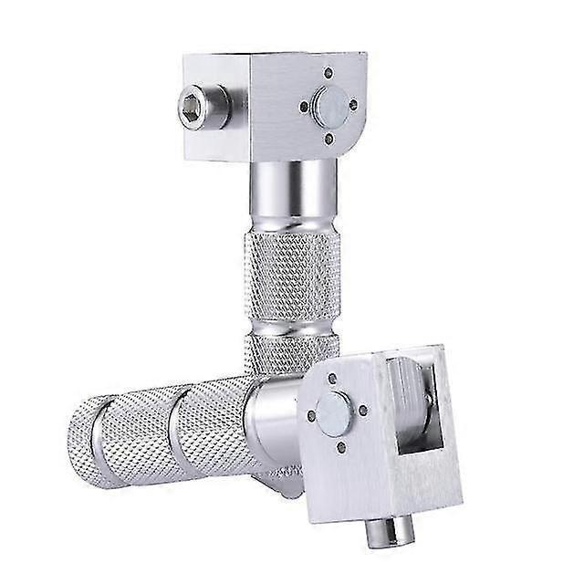 8-mm-universal-fußrasten, Klappbar, Für Motorräder, Fahrräder, Elektrofahrzeuge, Mopeds, Karts, Roller – Silber