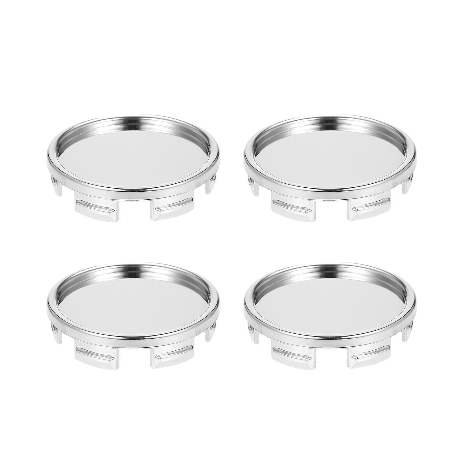 Stück 55-mm-radnabenkappen, Universelle Abs-radnabenkappen In Silber