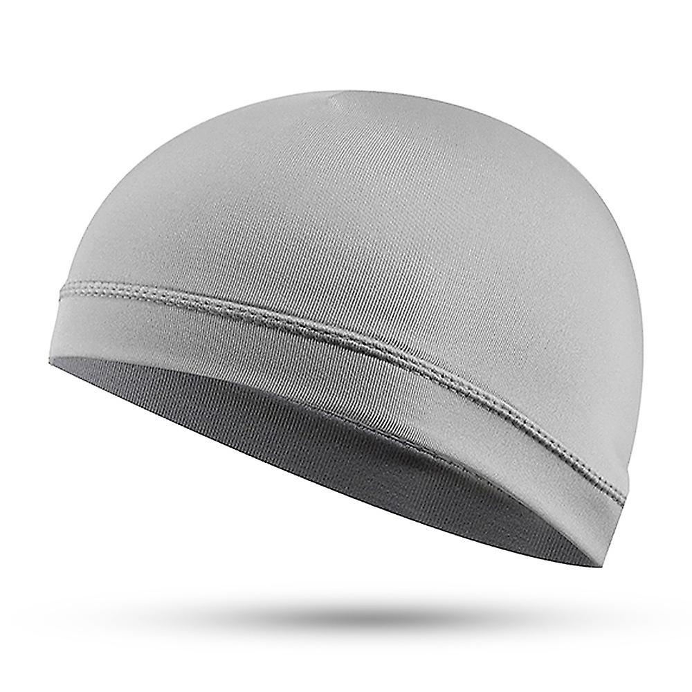Herren-outdoor-sportmütze, Radmütze, Fahrradhelm-innenfutter, Zum Laufen, Skifahren, Motorradfahren, Grau