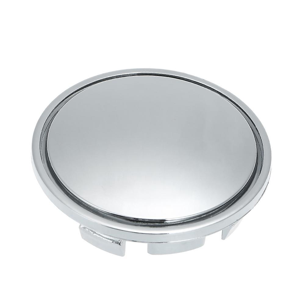 56-mm-radnabenkappe, Universell, Abs, Chromsilber, 4 Stück