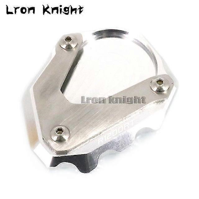 Für Bmw R1200rt R1200 Rt R 1200rt 2004-2013 Motorrad Cnc-seitenständer-verlängerungsplatte - Silber
