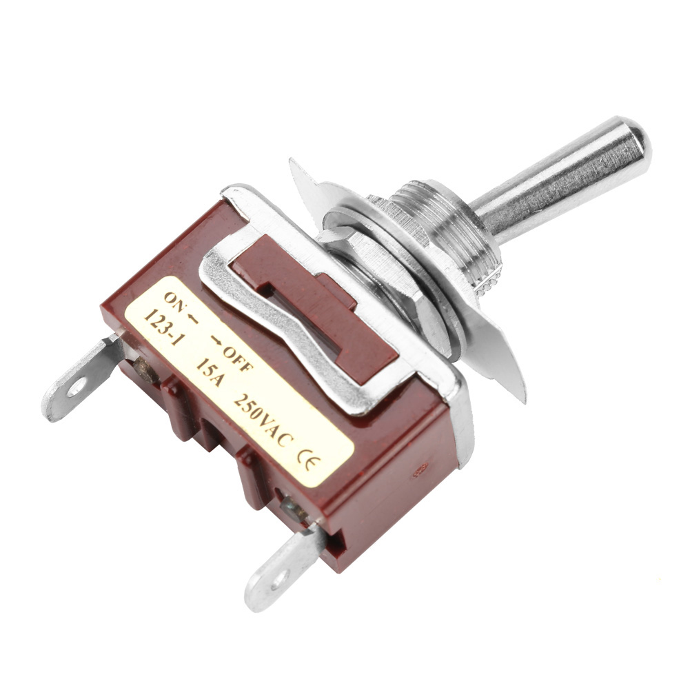 15a 250v Ein/aus-taster, Wippschalter, 2-polig, 2-positionen, 12 Mm