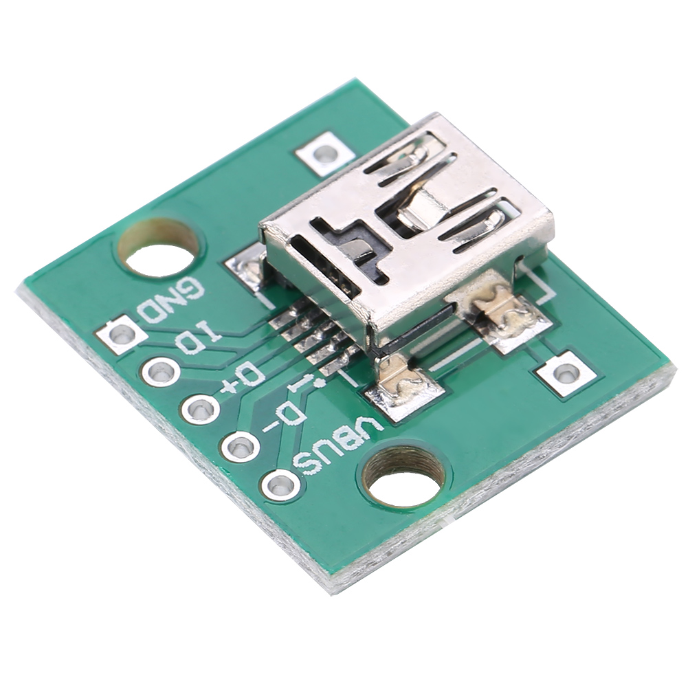 10 Stück Mini-usb-zu-dip-adapterplatine 5p Für 2,54-mm-leiterplatten, Diy-usb-netzteil