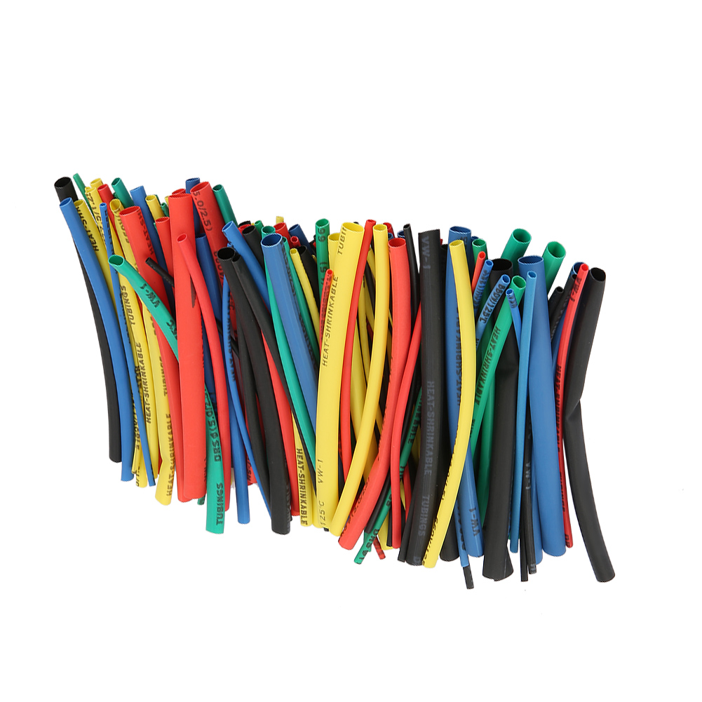 100 Stück, 5 Größen, 5 Farben, 100 Mm Schrumpfschlauch, Isolierter Kabelschutzschlauch