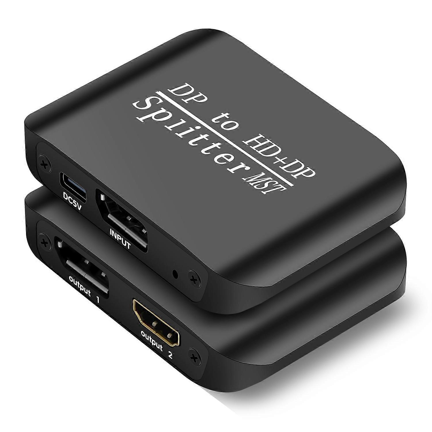 4k60hz Dp Auf Hdmi+dp Mst-splitter Dual-monitor-adapter Für Laptop Ultraboo