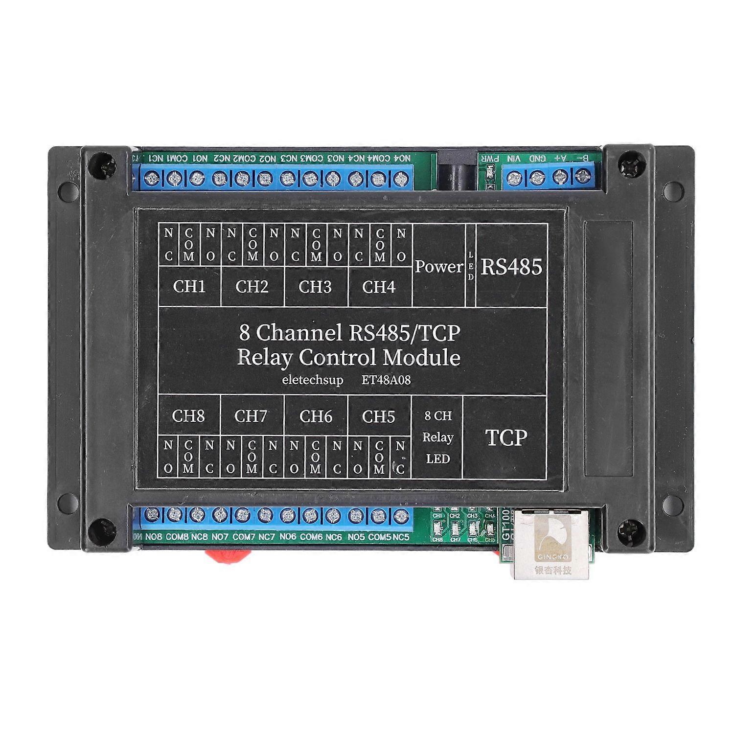 Relaismodul 8 Kanäle 6 Anweisungen Interner Schaltungsschutz Relais Steuerplatine Mit Gehäuse Dc1