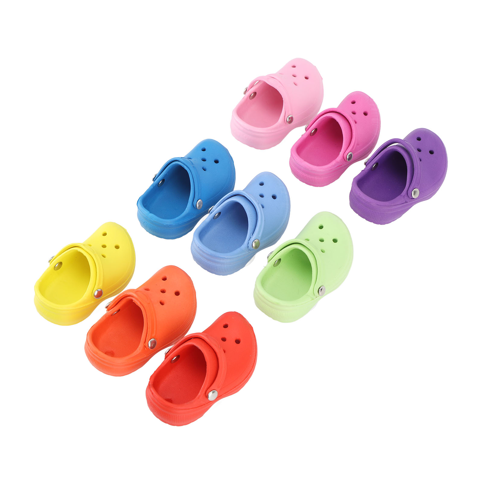 9-teiliges Set Aromatherapie-lüftungsschlitzclips Fürs Auto, Niedliche Schuhform, Innenraumdekoration, Auto-parfümdiffusor, Verschiedene Farben