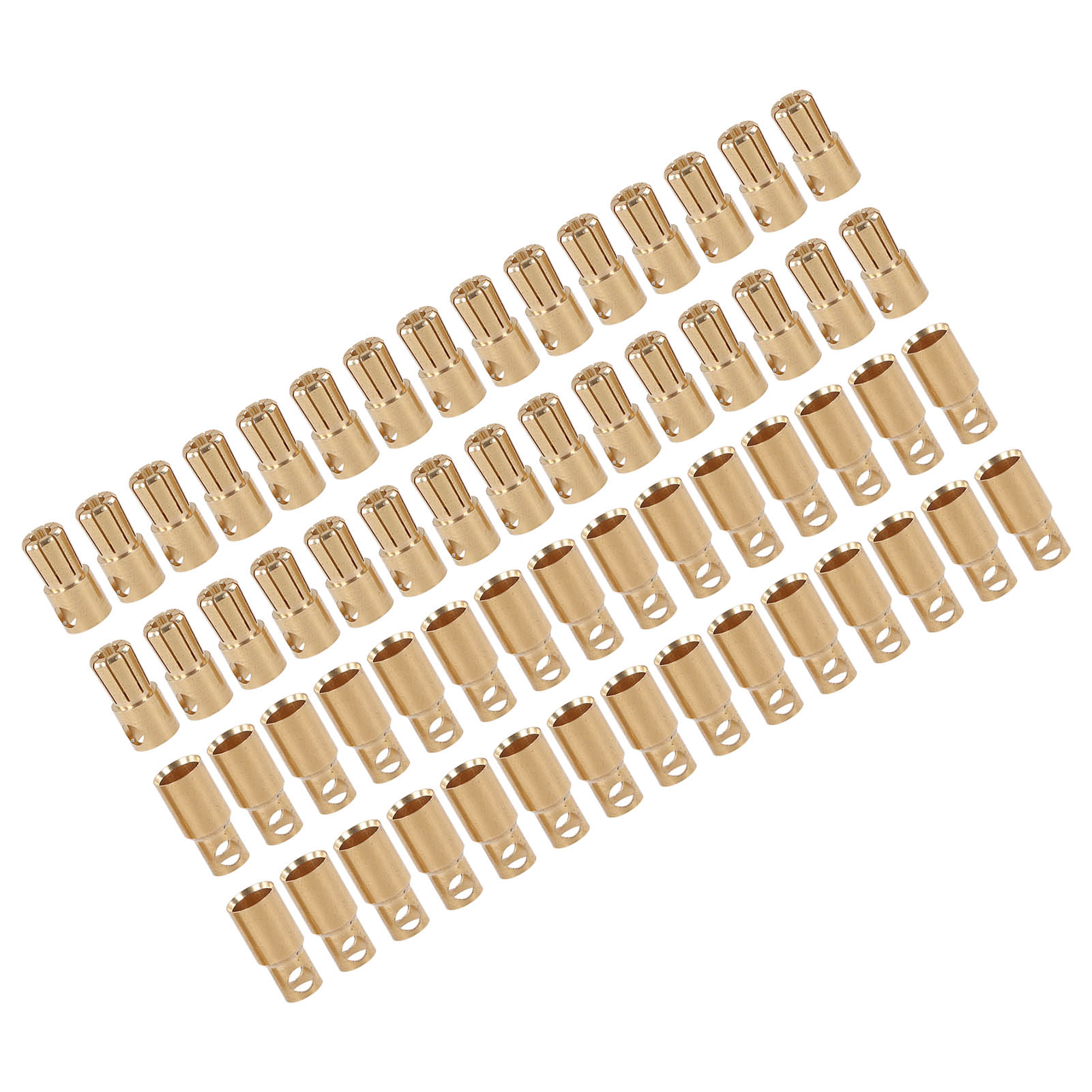 30 Paar Bananenstecker (männlich/weiblich), Vergoldet, Für Industrielle Diy-rc-batterien