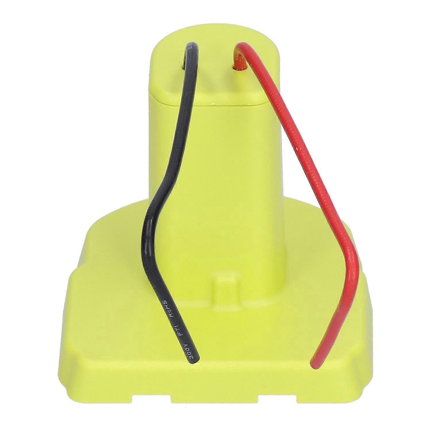 Akkuadapter Mit Glänzendem Abs-gehäuse Und Stromanschluss Für Ryobi One Industriegeräte (18 V)